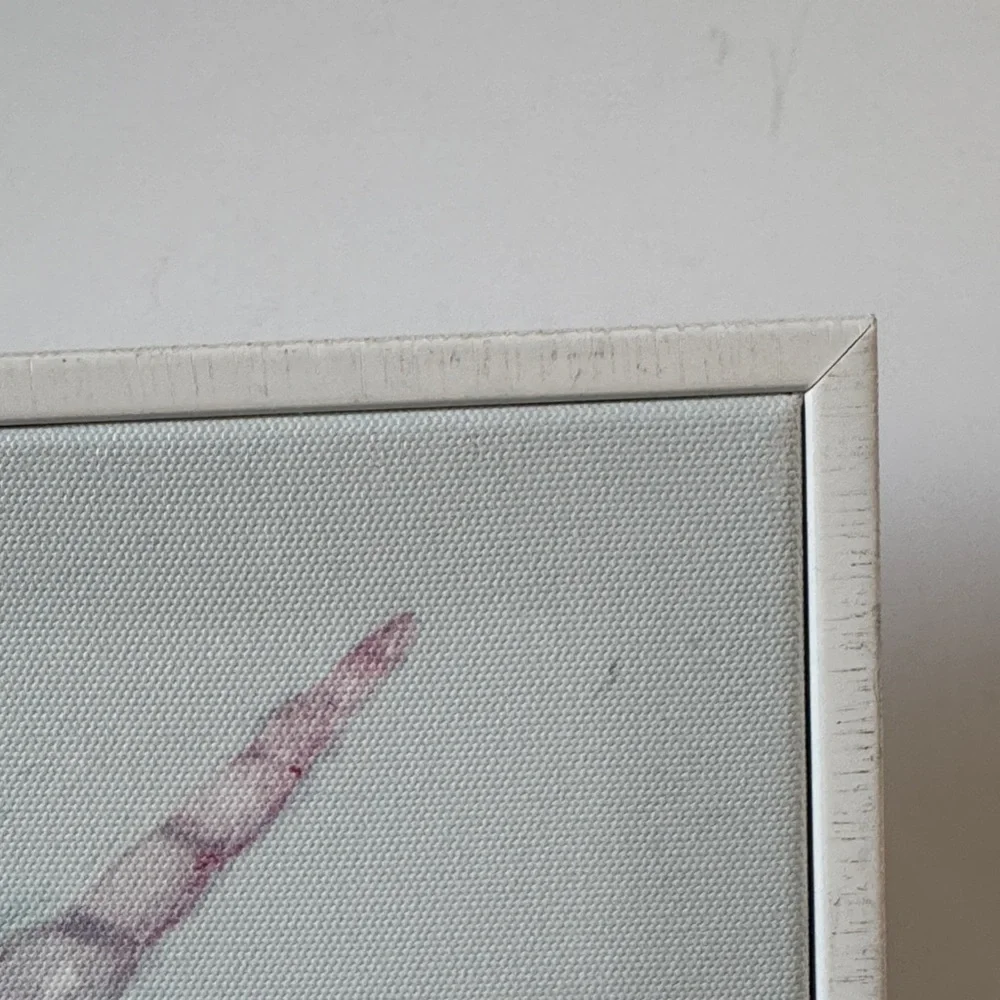 Unicorn Canvas Art with Pink and Purple Hues 12” x 12”